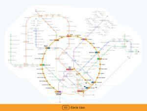 Circle Line MRT Map | Orange Line