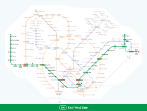 East-West Line Map | Mrt Green Line