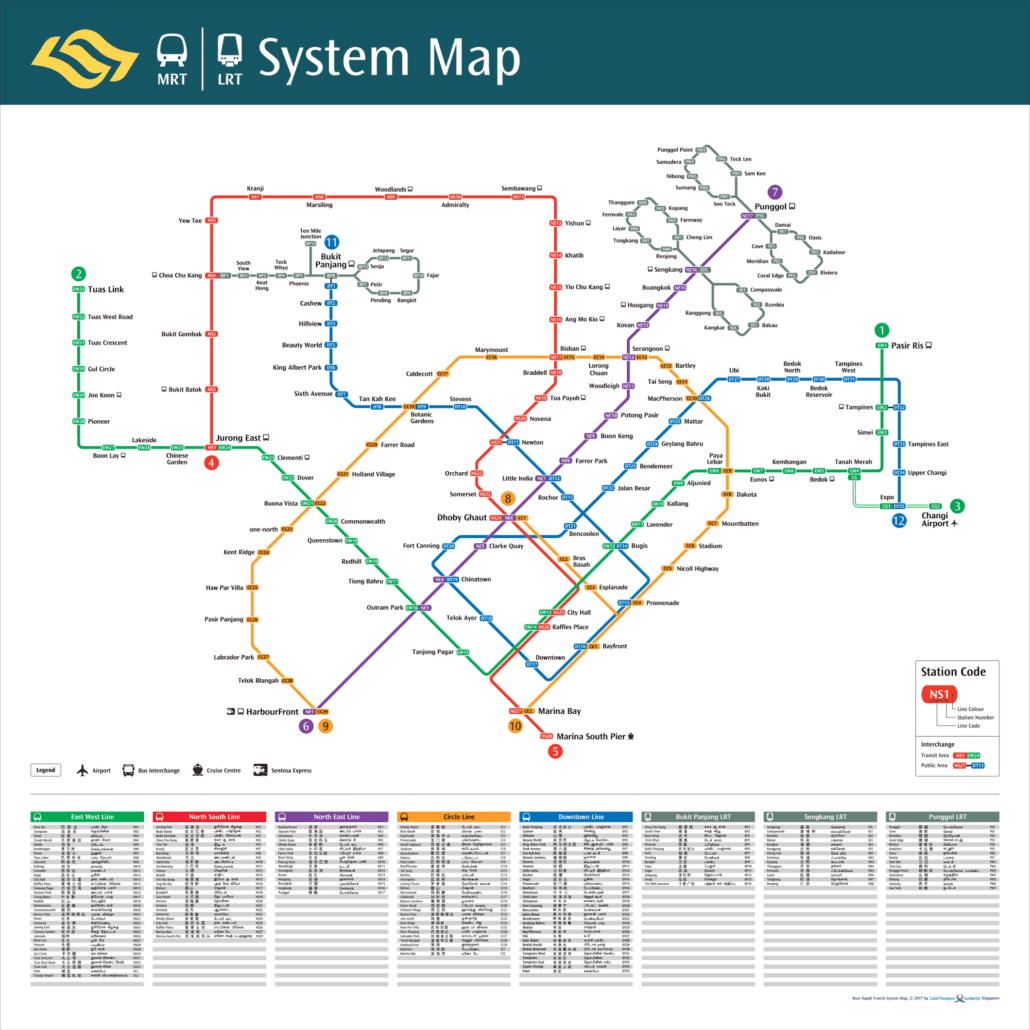 MRT Map (2017)