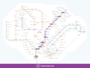 North East Line Map