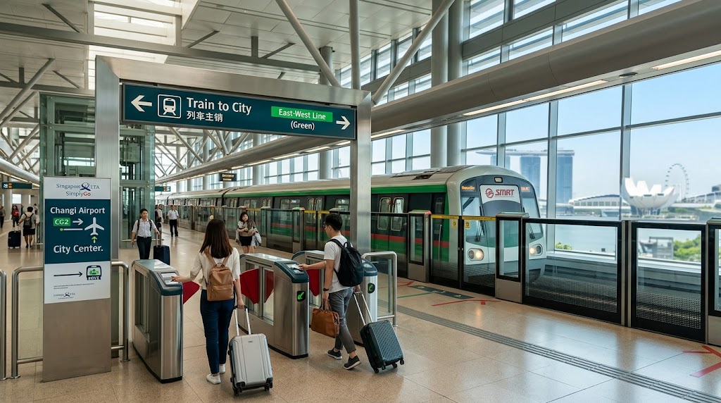 How to Travel from Changi Airport to the City Center via MRT (2026 Guide)