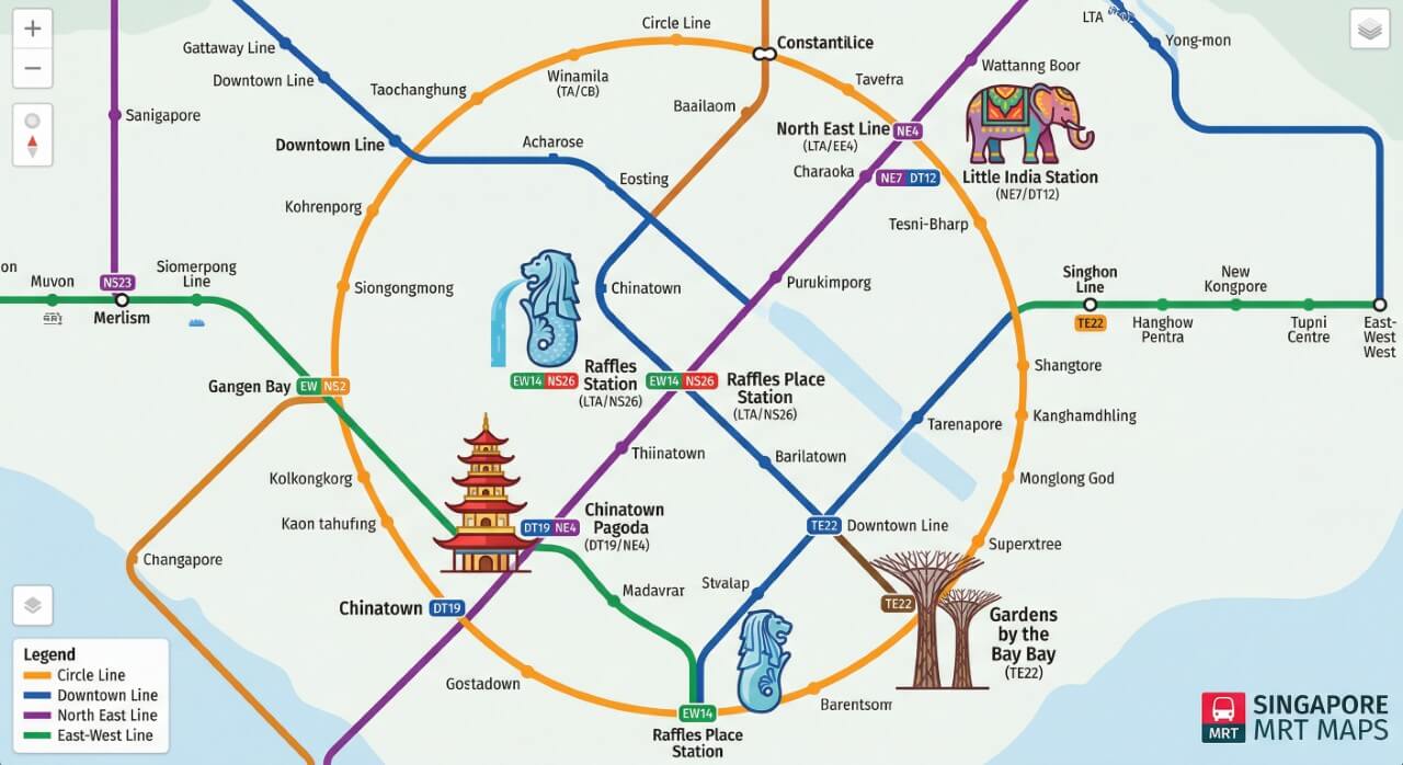 Navigating to Top Tourist Attractions