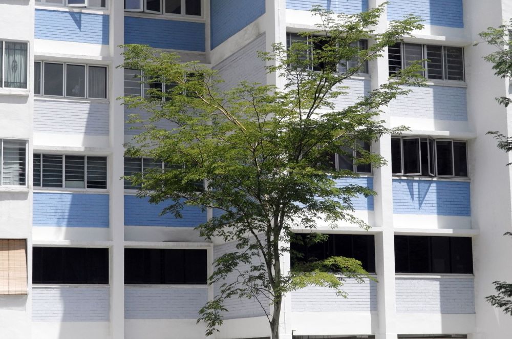 Jurong Region Line: How Tough Terrain Shaped the Build 3 Aerial view of HDB blocks and greenery in a Singapore heartland neighbourhood
