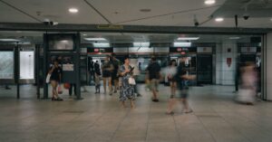 MRT train arriving at a platform as the Singapore Rail Academy expands training