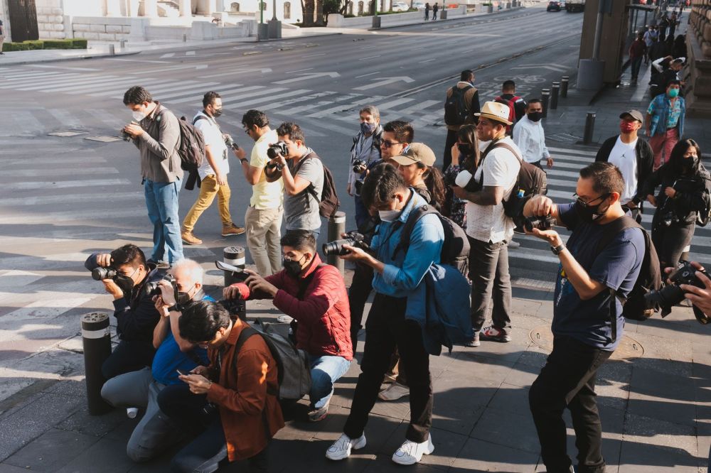 Photographer capturing everyday scenes of a heartland neighbourhood during the daytime